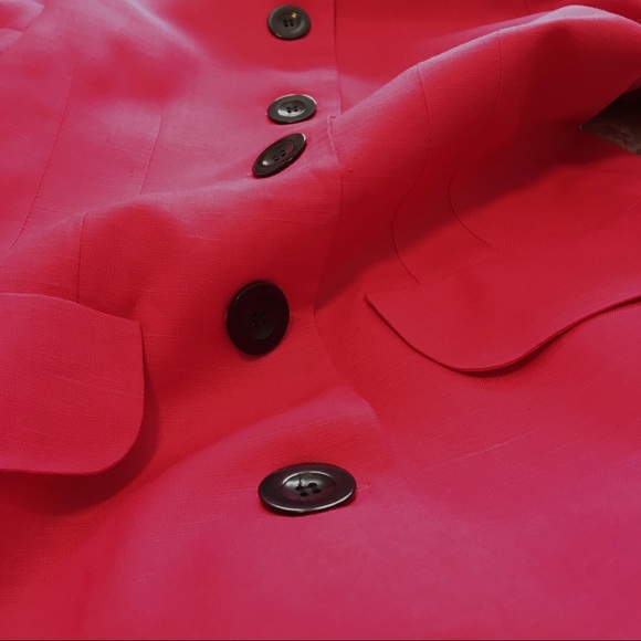 Vintage NIPON BOUTIQUE Short Sleeve Dress linen - Picture 10 of 16